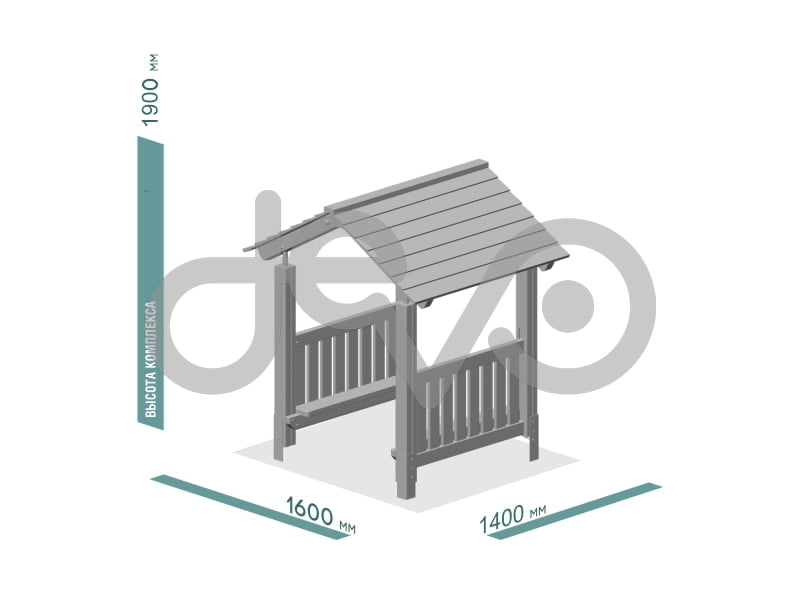 Детский игровой домик 006