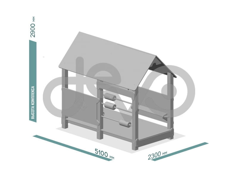 Детский игровой домик 021